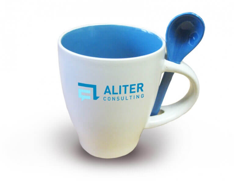 Hrnček s tampónovou potlačou;Hrnek s tamponovým potiskem