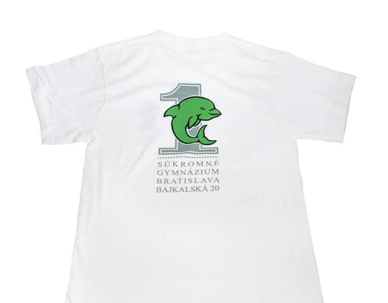 Tričko s potlačou - sieťotlač;Tričko s potiskem - sítotisk