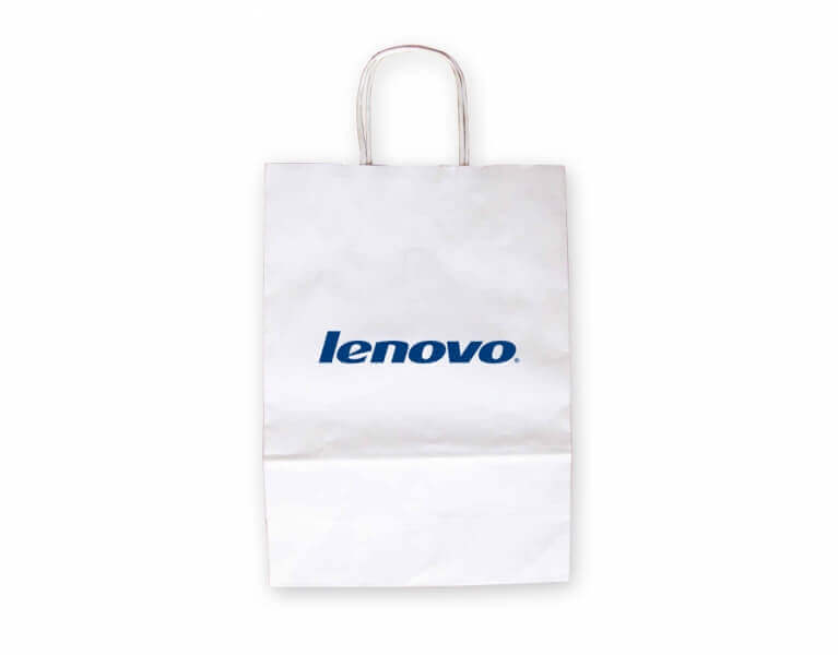 Papierová taška s potlačou - sieťotlač;Papírová taška s potiskem - sítotisk