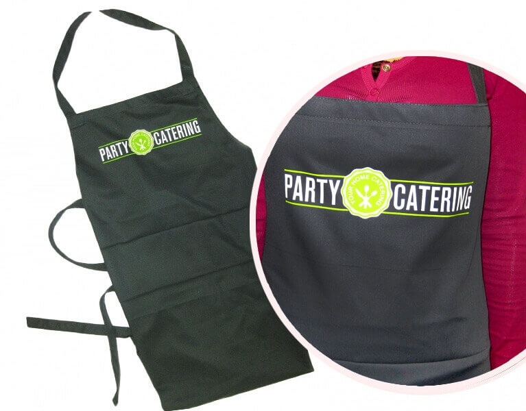 Zástera s potlačou - sieťotlač;Zástěra s potiskem - sítotisk