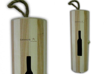 Krabička na víno s potlačou - gravírovanie;Krabička na víno s potiskem - gravírování