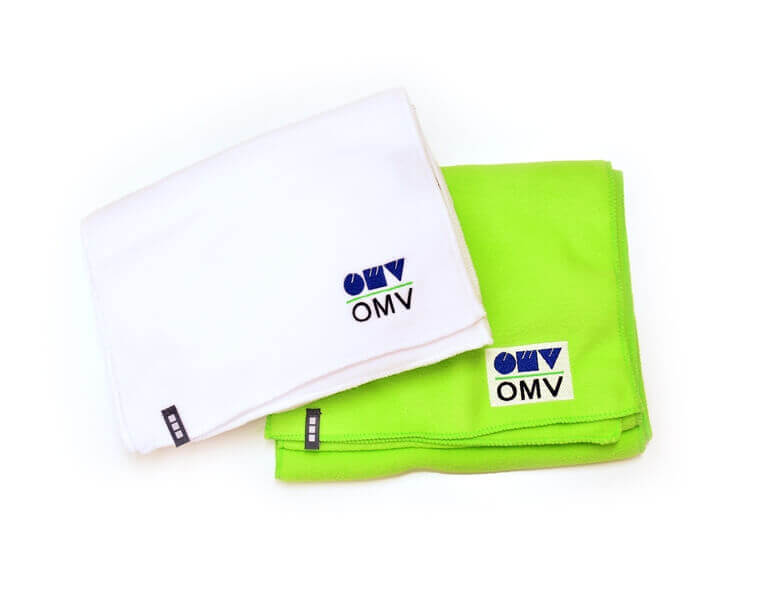 Uterák s potlačou - výšivka;Ručník s potiskem - výšivka