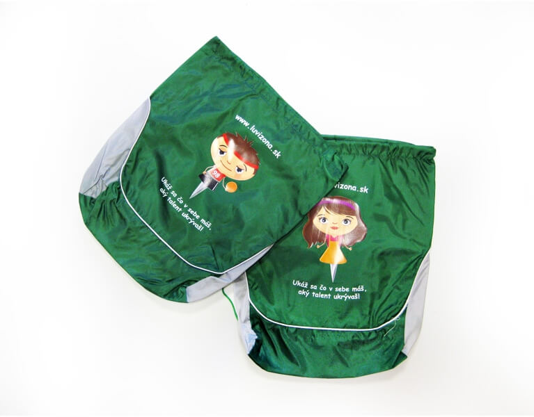 Vak s potlačou - digitálny transfér;Vak s potiskem - digitální transfer