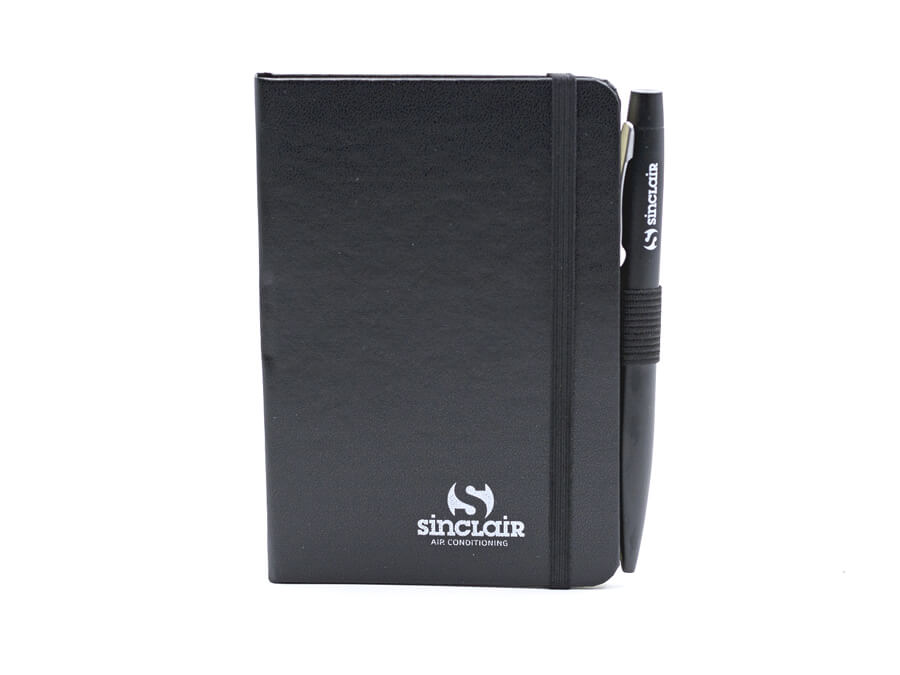 Diár a pero s tampónovou potlačou;Diář a pero s tamponovým potiskem;