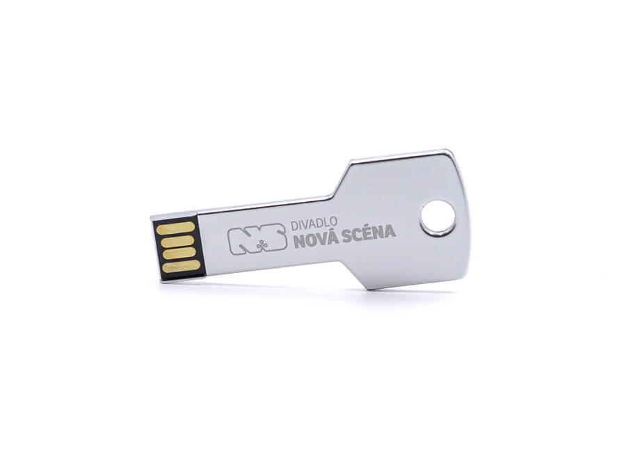 USB kľúč s potlačou - gravírovanie;USB klíč s potiskem - gravírování