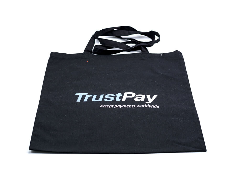 Textilná taška s potlačou - sieťotlač;Textilní taška s potiskem - sítotisk