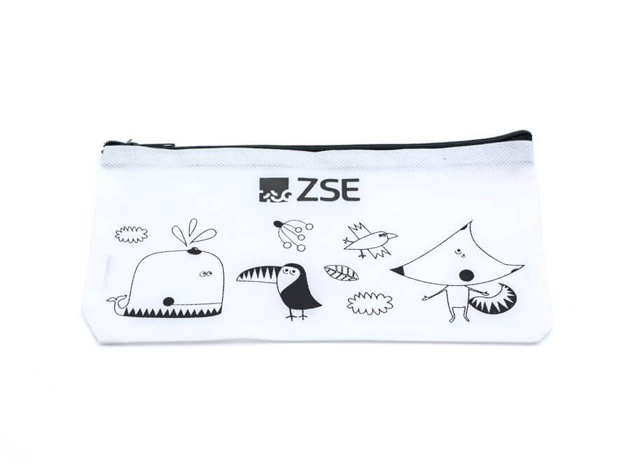 Peračník s potlačou - transfér;Penál s potiskem - transfer