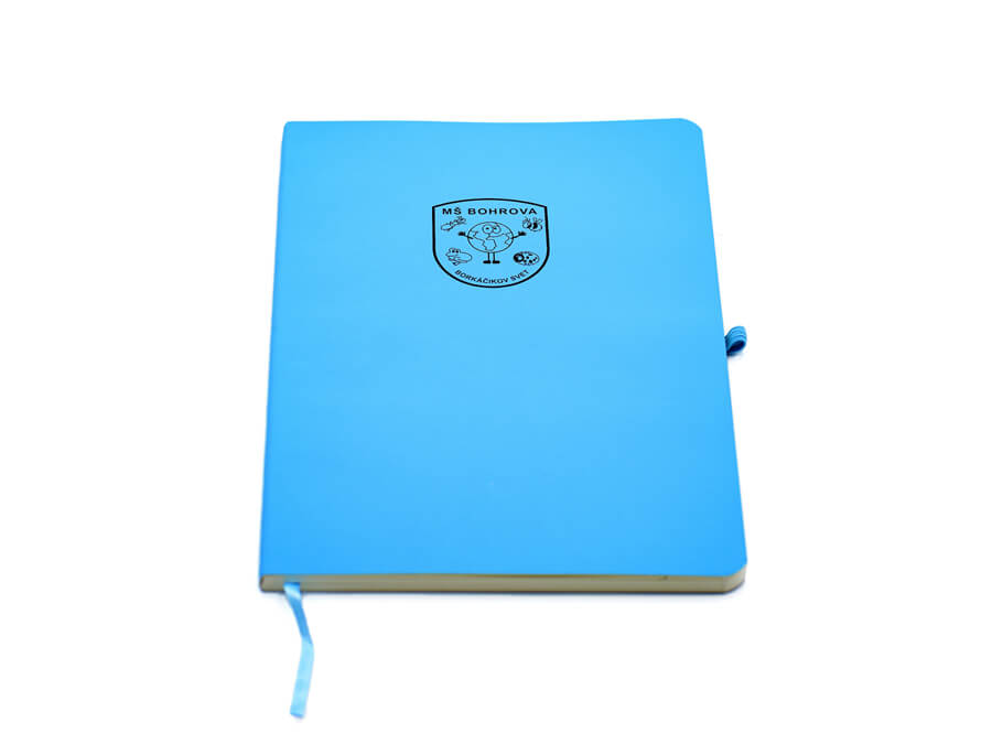 Poznámkový blok s tampónovou potlačou;Poznámkový blok s tamponovým potiskem