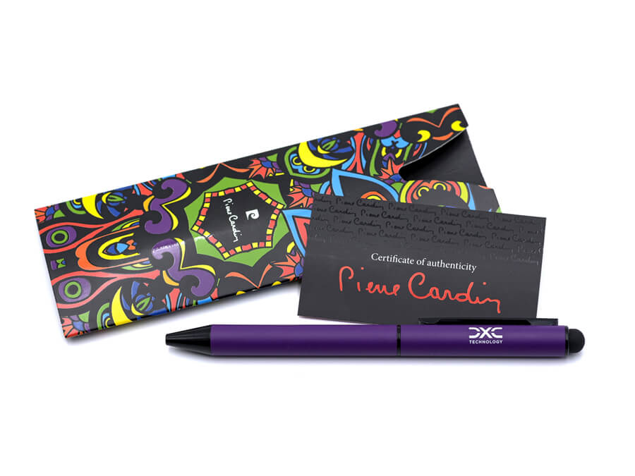 Pero v darčekovej krabičke s tampónovou potlačou;Pero v dárkové krabičce s tamponovým potiskem