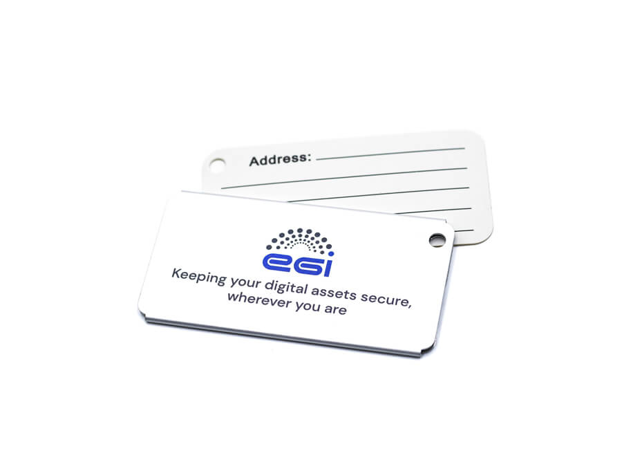 Menovka s tampónovou potlačou;Jmenovka s tamponovým potiskem