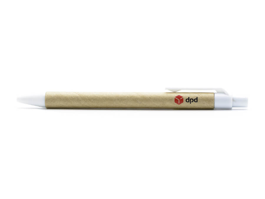 Papierové pero s tampónovou potlačou;Papírové pero s tamponovým potiskem