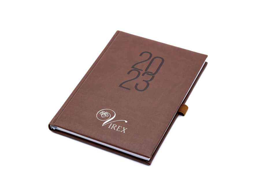 Diár s tampónovou potlačou;Diář s tamponovým potiskem