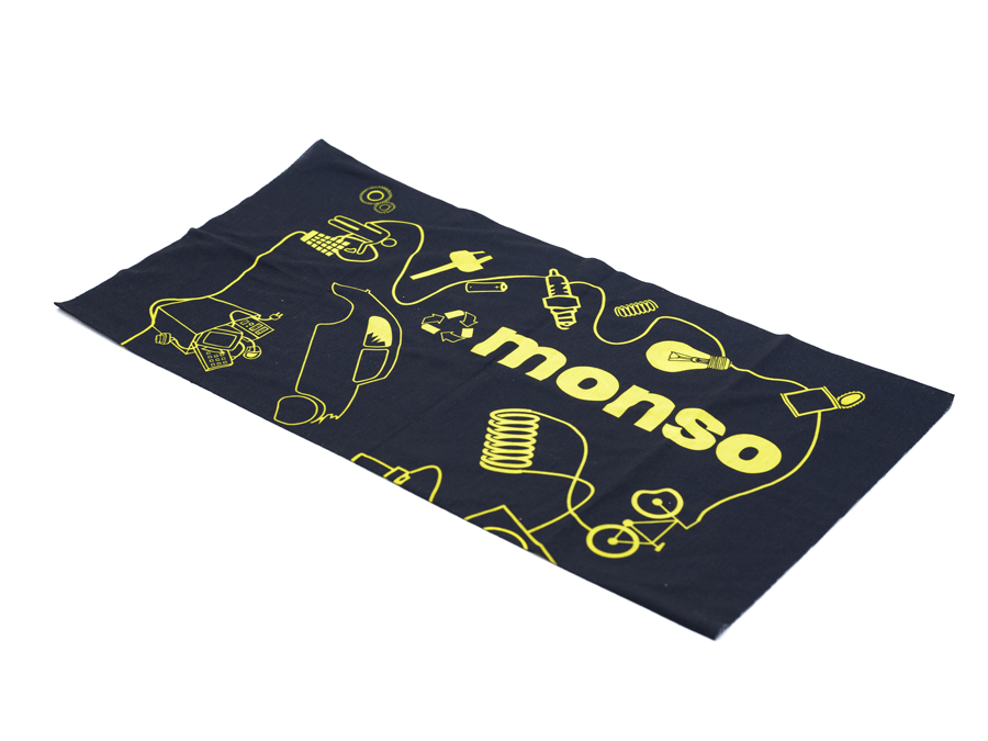 Šatka s plnofarebnou potlačou - sublimácia; Šátek s plnobarevným potiskem - sublimace