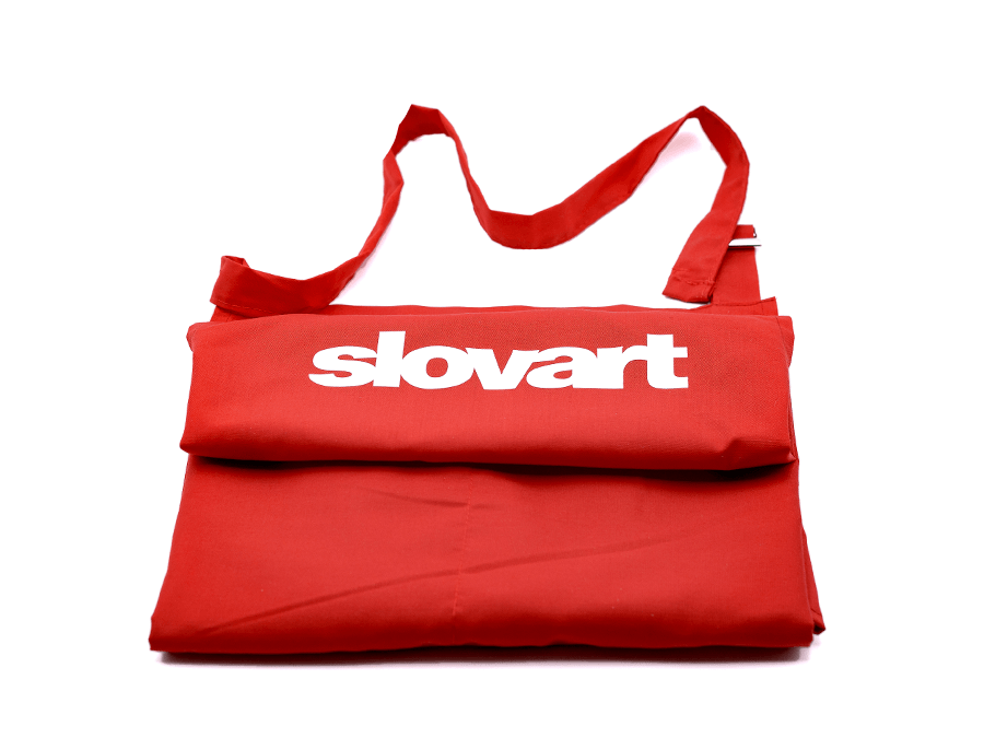 Zástera s potlačou - sieťotlač;Zástěra s potiskem - sítotisk