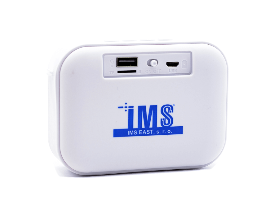 Reproduktor s tampónovou potlačou;Reproduktor s tamponovým potiskem