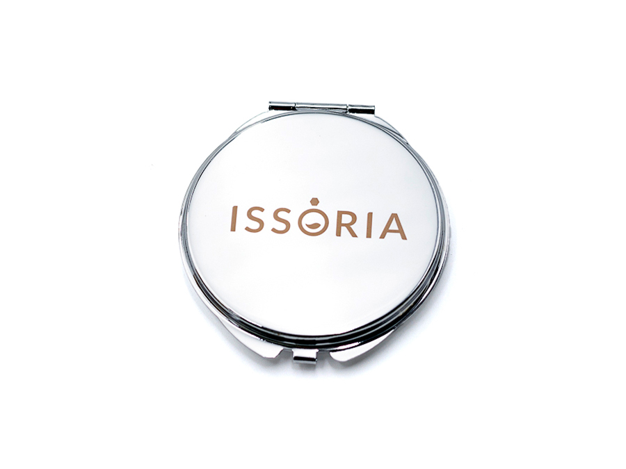 Kovové zrkadieľko - Gravírovanie laserom;Kovové zrcátko - Gravírování laserem