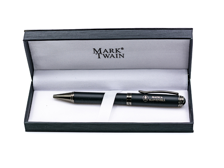 Kovové pero v darčekovom balení - Gravírovanie laserom;Kovové pero v dárkovém balení - Gravírování laserem