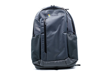 batoh s farebnou DFT potlačou loga; batoh s barevným DFT potiskem loga