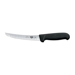 boning knife, black Fibrox, fluted edge - Reklamnepredmety