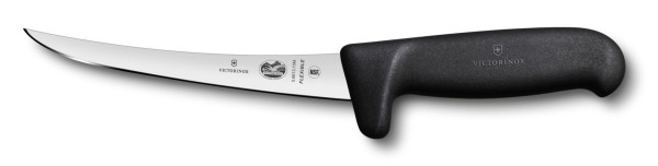 Fibrox Safety Grip boning knife,normal edge,flex blade,black,15cm