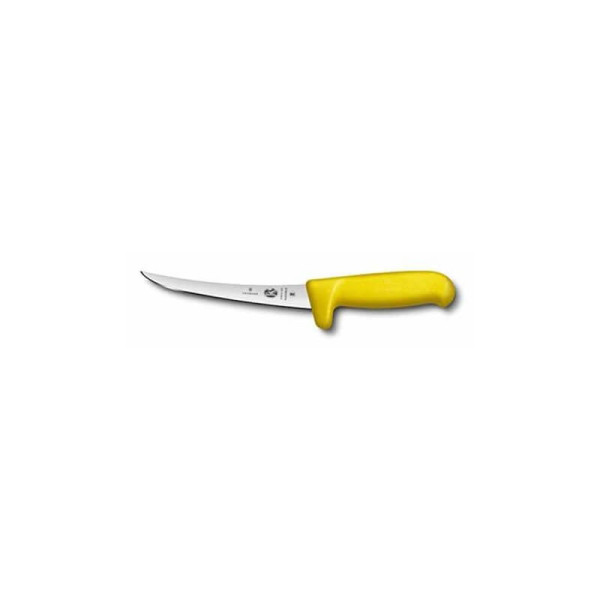 Fibrox Safety Grip boning knife,normal cut,blade flex,yellow,12cm