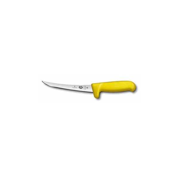 Fibrox Safety Grip boning knife,normal cut,blade flex,yellow,12cm