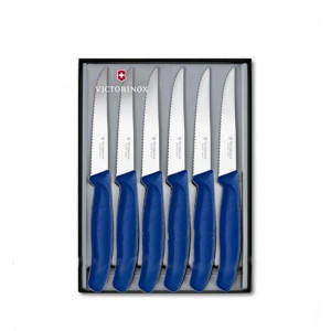steak knife gift set SwissClassic, pointed tip, bluek - Reklamnepredmety