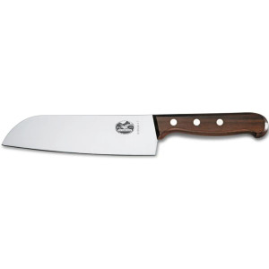 chef's knife SANTOKU, rosewood handle, stainless - Reklamnepredmety