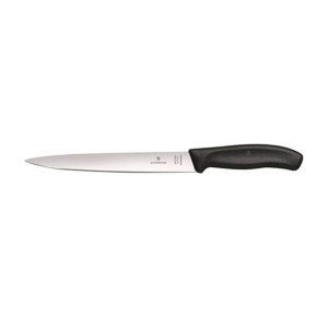 SwissClassic, filleting knife, normal, 20 cm, black - Reklamnepredmety