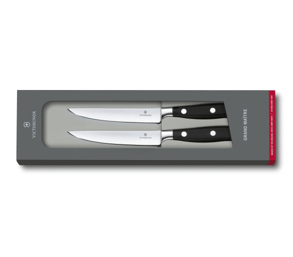 Grand Maître steak knife set, 2 pieces, wavy edge, 12cm