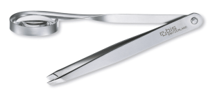 tweezers with magnifying glass, slanted - Reklamnepredmety