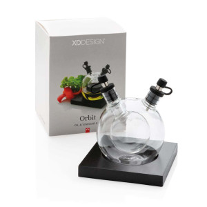 Orbit oil & vinegar set, black