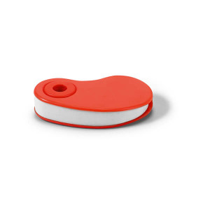 White TPR eraser with PP protective cover SIZA - Reklamnepredmety