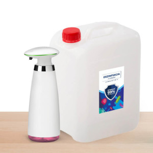Helpmation dispenser set + 5L alcohol disinfection