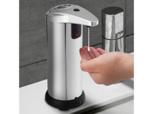 Stainless steel soap dispenser