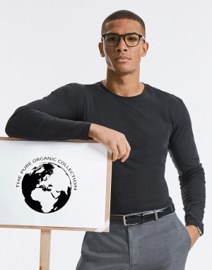 Men's T-shirt with long sleeves Pure Organic - Reklamnepredmety