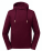 Pure Organic High Collar Hooded Sweat - burgundy - variant