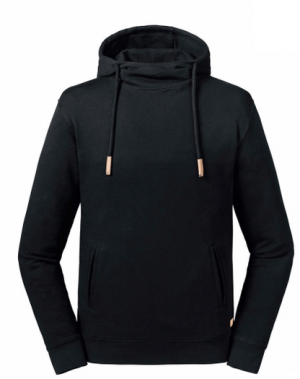 Pure Organic High Collar Hooded Sweat - Reklamnepredmety