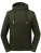 Pure Organic High Collar Hooded Sweat - oliva - variant