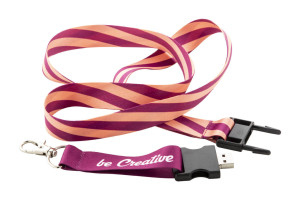 Subyard USB RPET custom sublimation lanyard - Reklamnepredmety