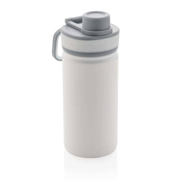 Vacuum stainless steel bottle with sports lid 550ml