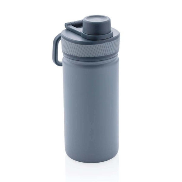 Vacuum stainless steel bottle with sports lid 550ml