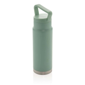 Leakproof vacuum on-the-go bottle with handle - Reklamnepredmety