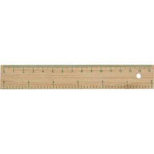 Bamboo ruler - Reklamnepredmety