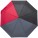 Pongee (190T) umbrella - 8-paneles-automata-esernyo-piros-fekete--9257-08--300 - variant Gi 9257-08