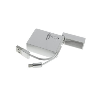 RETRACTABLE DATA AND POWER CABLE USB TO LIGHTNING (IPHONE 5, 6 and 7) IN BOX - Reklamnepredmety