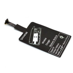 UNIVERSAL QI RECEIVER FOR INDUCTION WIRELESS CHARGING, WITH USB MICRO-CONNECTOR - Reklamnepredmety