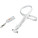 3 IN 1 POWER CABLE IN NECK STRAP (LANYARD), WITH TYPE-C, LIGHTNING AND USB MICRO - ACC040_2 - variant PU ACC040-q00001