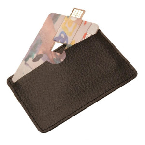 ARTIFICIAL LEATHER CARD CASE - Reklamnepredmety