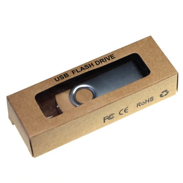 ECOBOX PAPER BOX FOR USB FLASH DRIVE9 × 3 cm